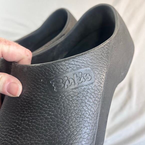 Birkenstock Profi-Birki polyurethane clog in black men's size 14 - Picture 4 of 7